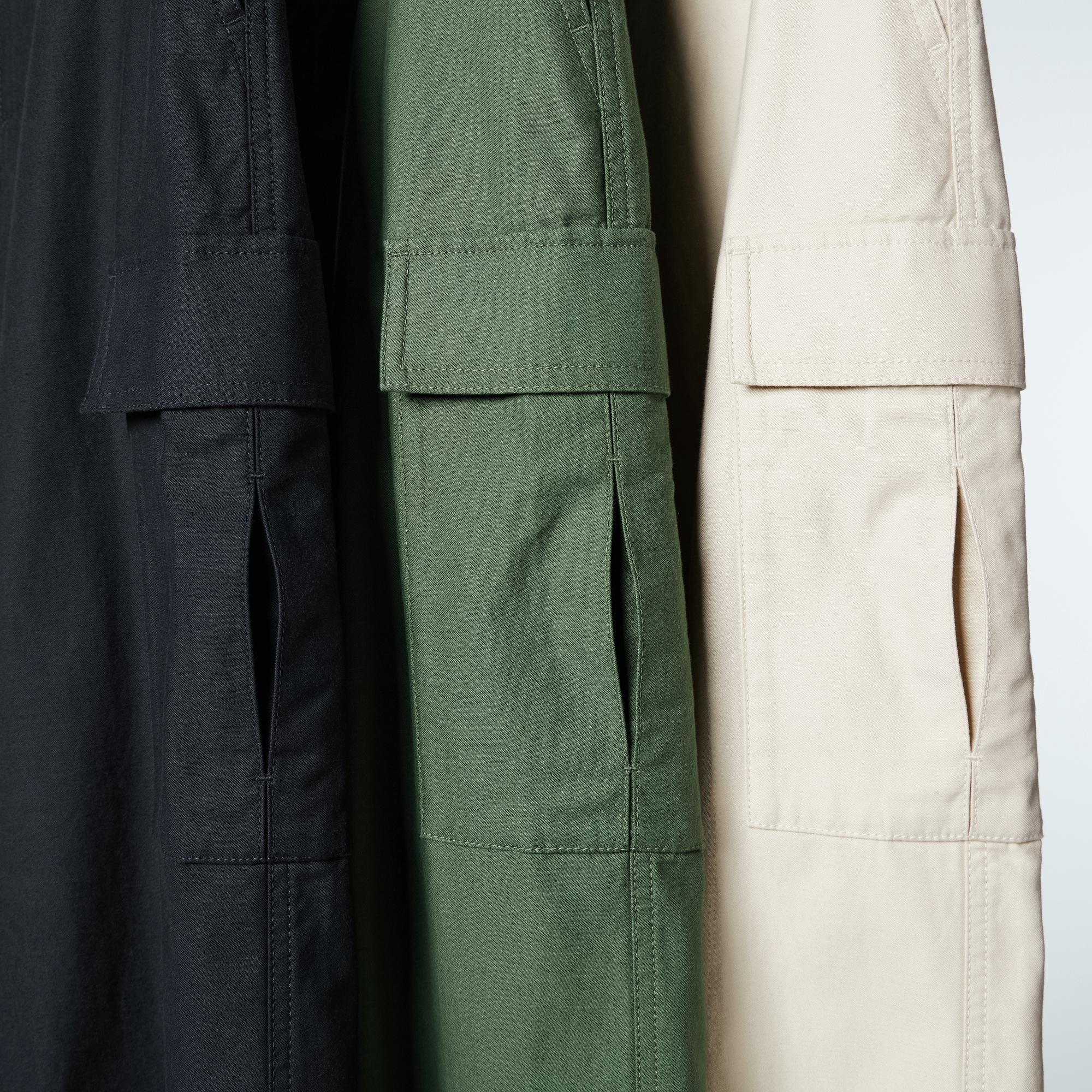 WIDE STRAIGHT CARGO PANTS