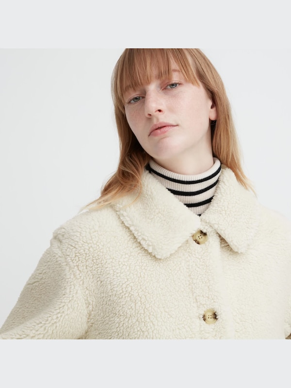 Pile-Lined Fleece Jacket