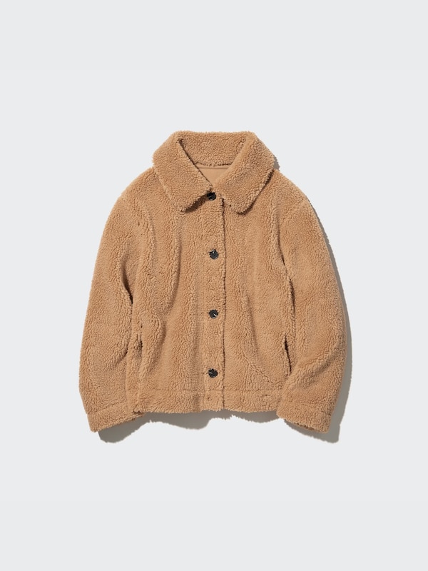 Pile-Lined Fleece Jacket