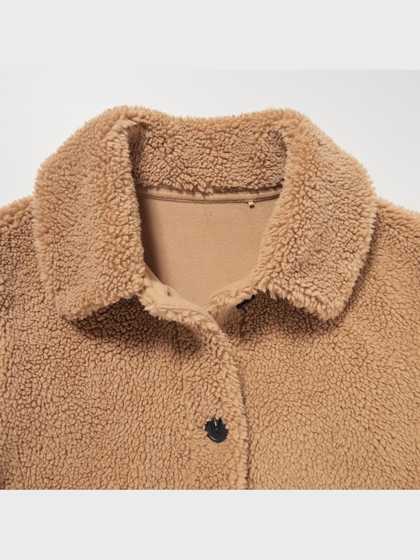 Pile-Lined Fleece Jacket