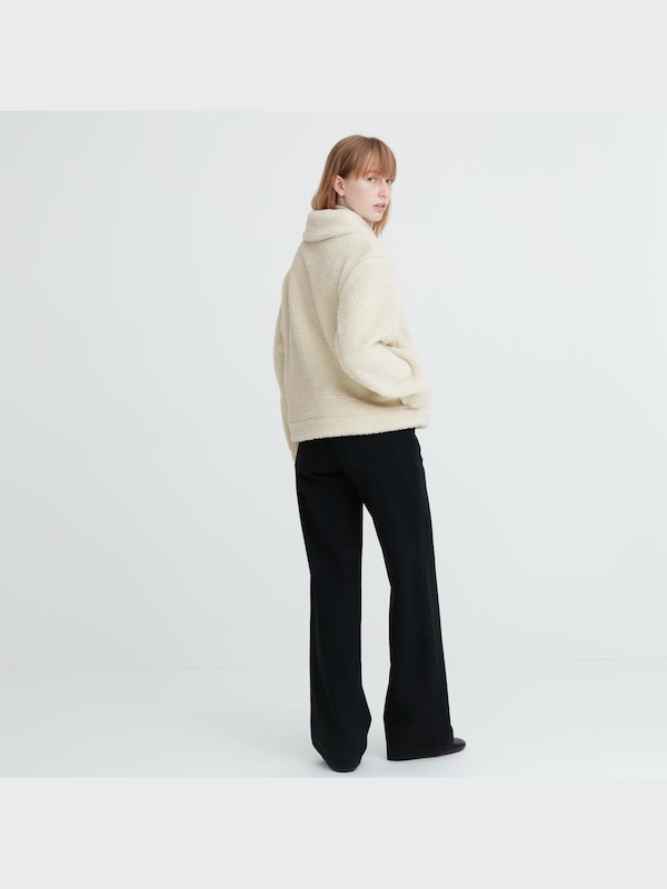 PILE LINED FLEECE JACKET
