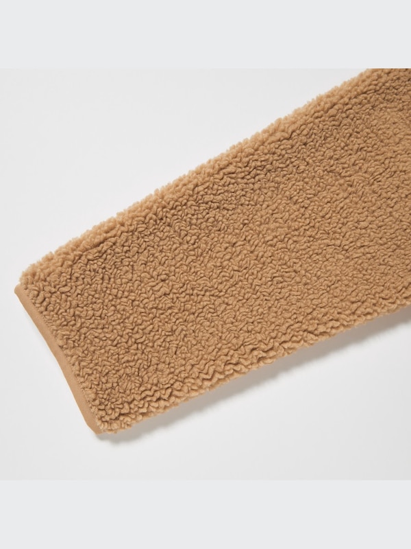Pile Lined Fleece Stand Collar Coat