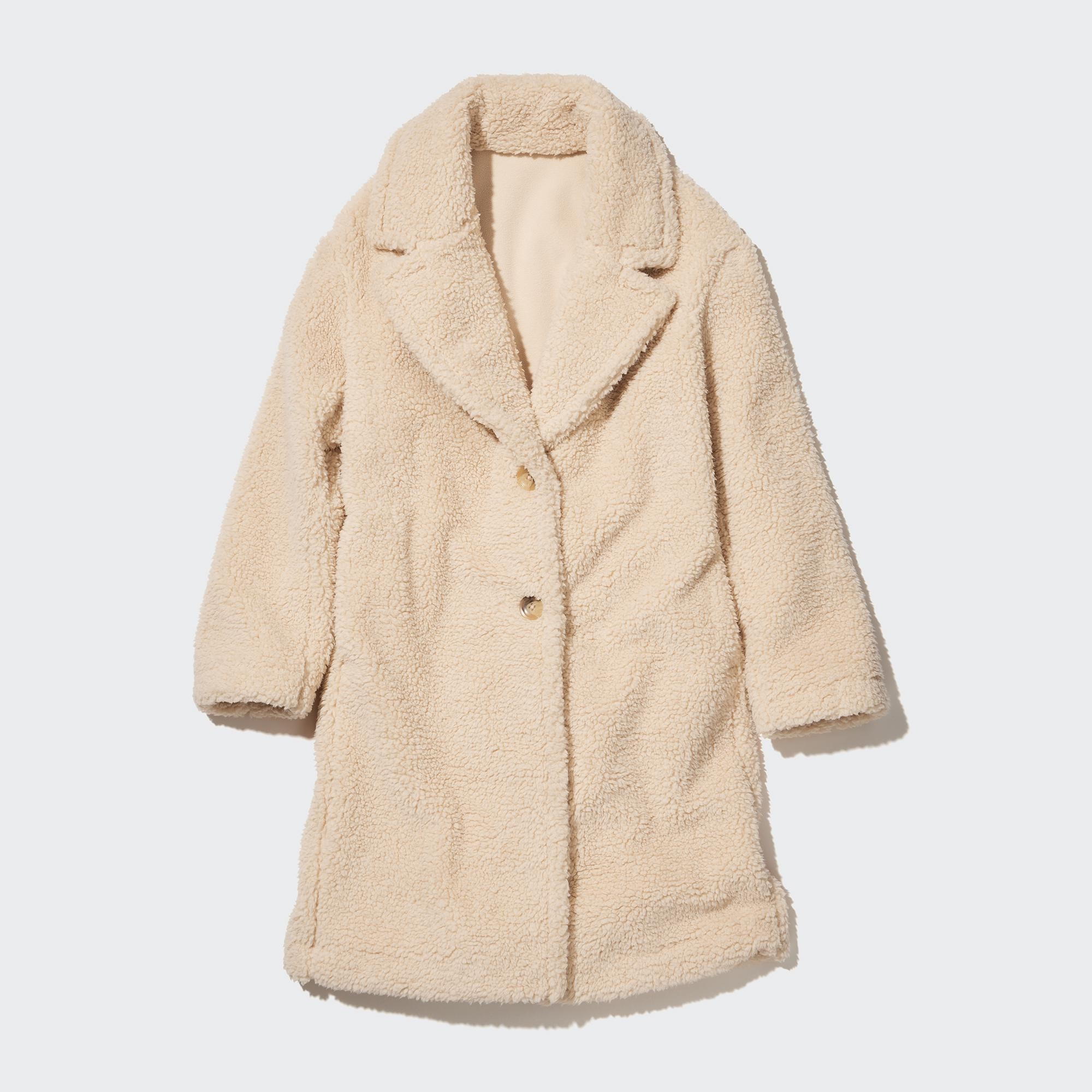 Teddy cheap coat uniqlo