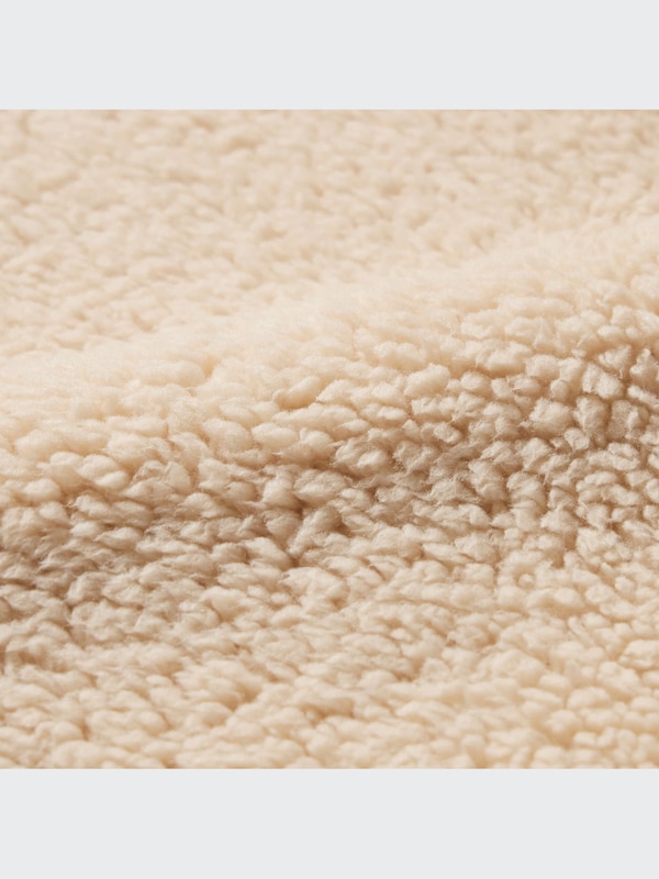 Pile-Lined Fleece Tailored Coat