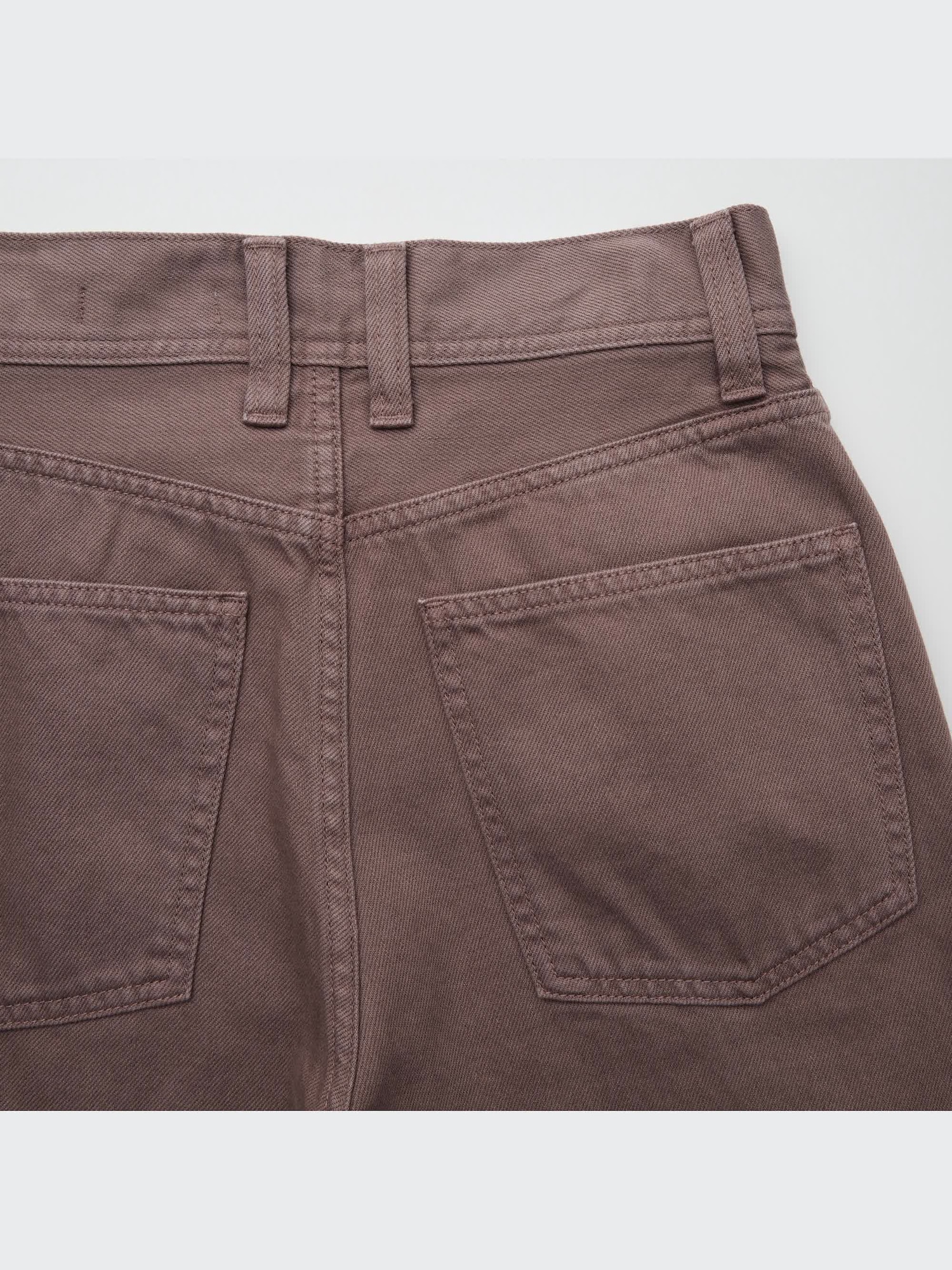 【YOURNUS】Curve Stitch Linen Wide Denim Curvy Stretch Wide Jean