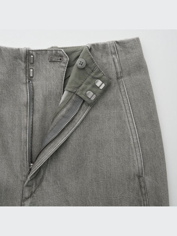 Denim Straight Pants