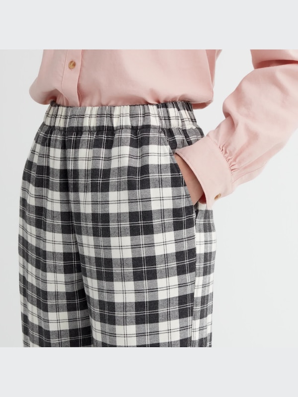 Flannel Checked Pants