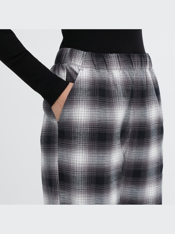 Flannel Checked Pants