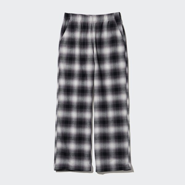 Flannel Checked Pants UNIQLO US
