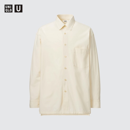 UTY APPAREL Company White Long Sleeved Button-Up Shirt NIP Large  #100634-092