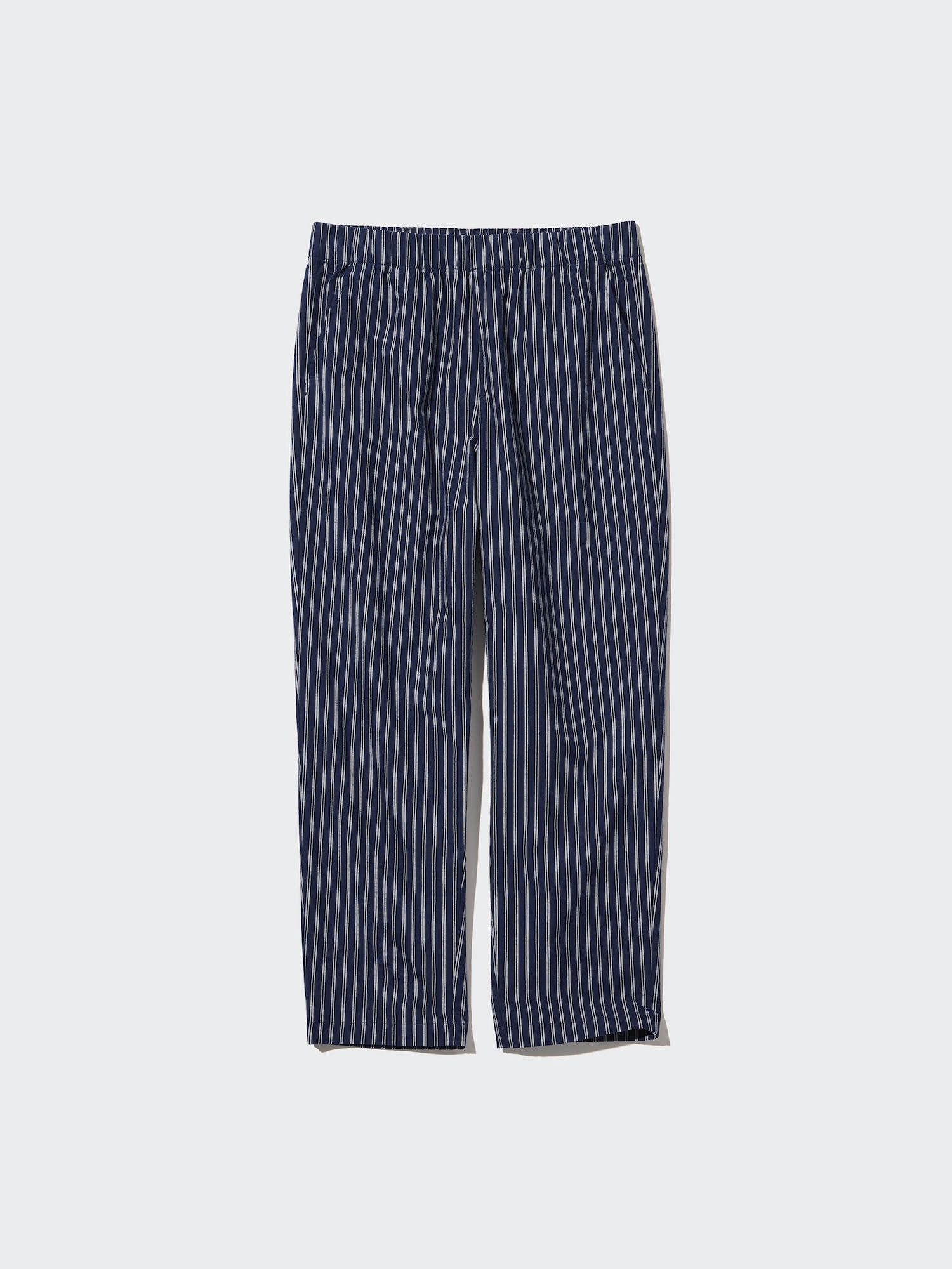 Cotton Striped Relaxed Ankle Pants | UNIQLO US