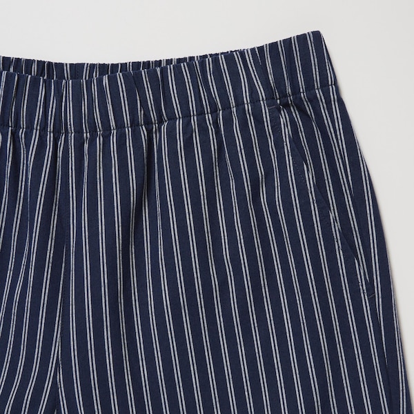 Cotton Striped Relaxed Ankle Pants | UNIQLO US