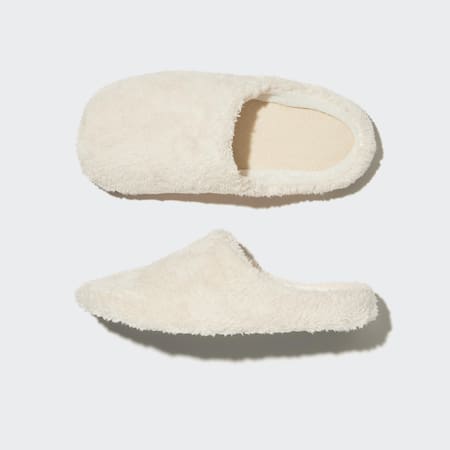 Washable Fleece Slippers (Rubber Sole)