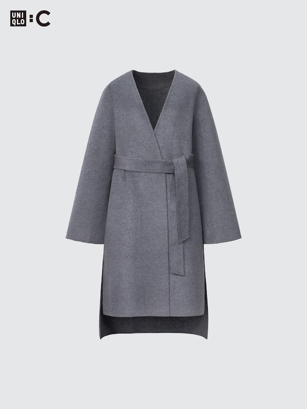 DOUBLE FACE WRAP COAT