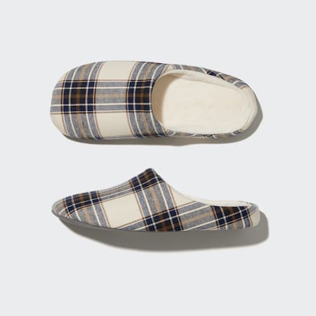 Flannel Slippers (Rubber Sole)