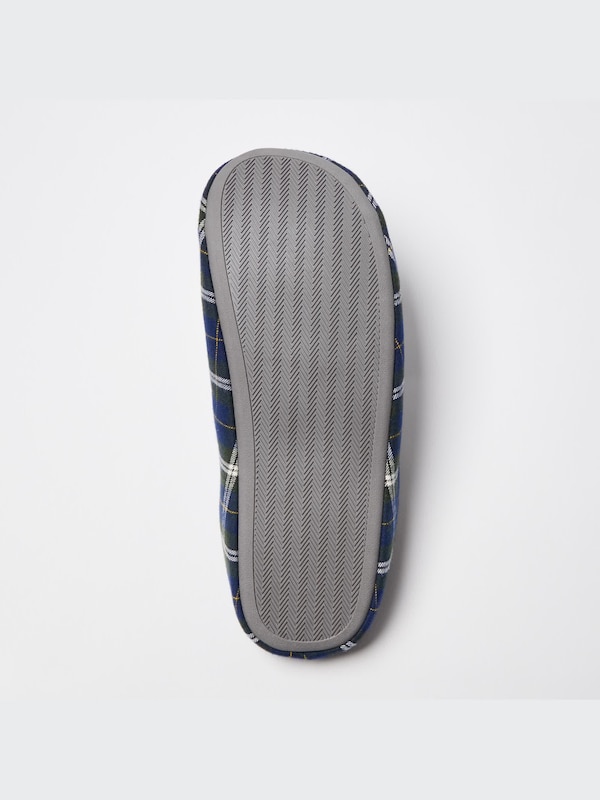 Flannel Slippers (Rubber Sole)