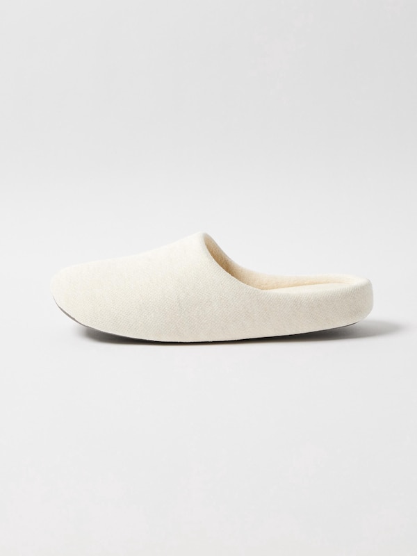 Sweat jersey room shoes(rubber sole)