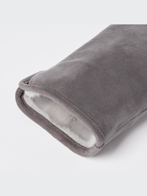 HEATTECH Lined Faux Suede Gloves