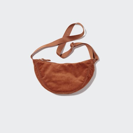 Round Mini Shoulder Bag (Corduroy)