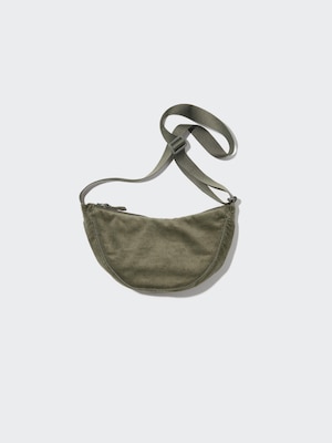 Corduroy Round Mini Shoulder Bag