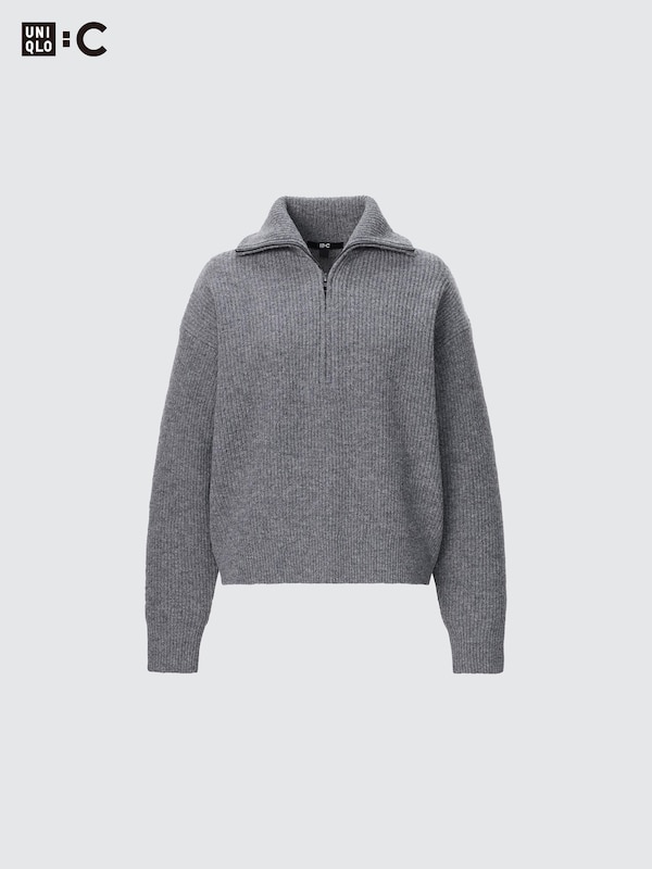 Premium Lambswool Half-Zipped Jumper