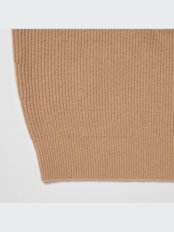 PREMIUM LAMBSWOOL LONG SLEEVE HALF-ZIP SWEATER
