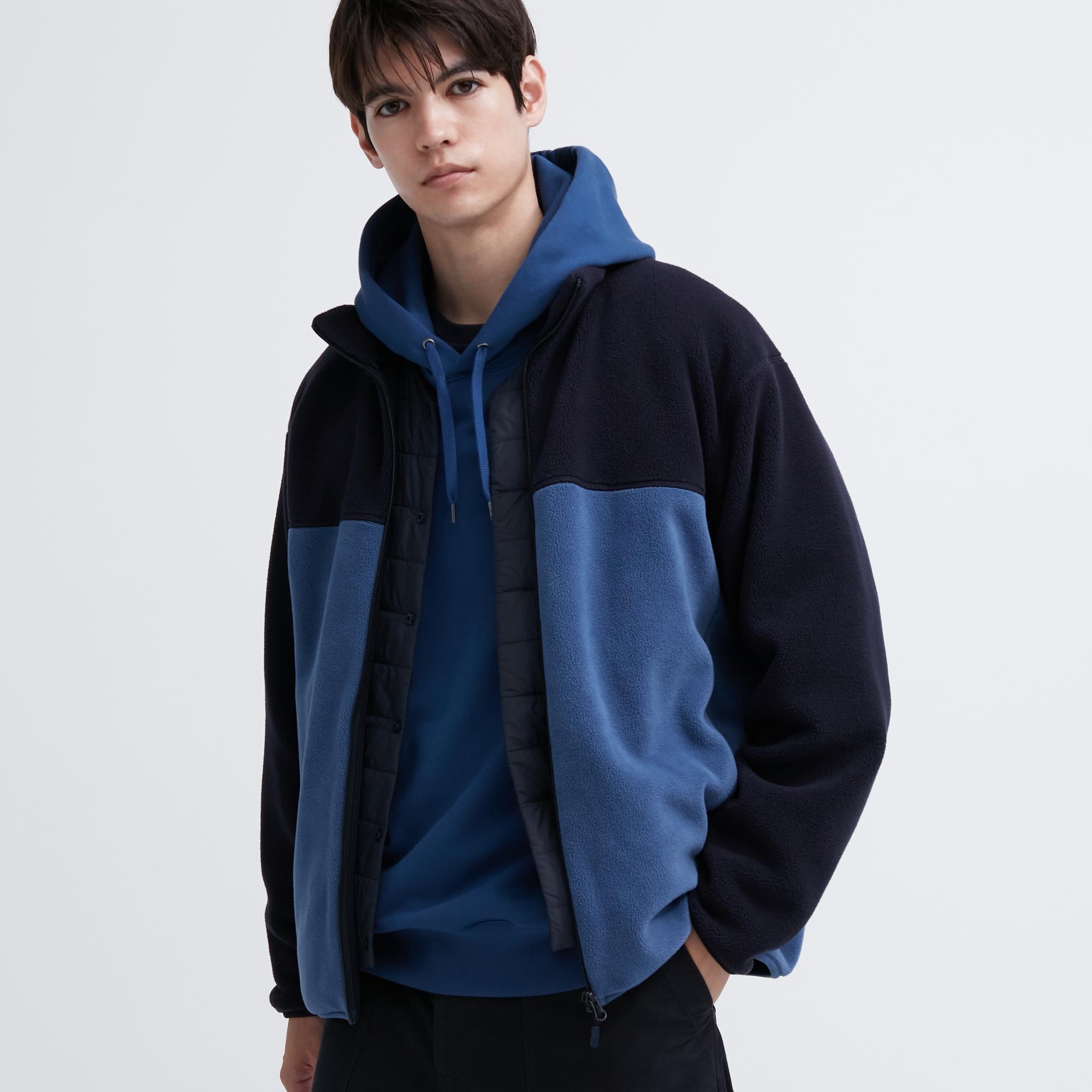 Check styling ideas for「Fleece Full-Zip Jacket (Color Block)、Ultra ...