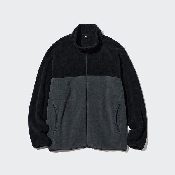 Fleece FullZip Jacket (Color Block) UNIQLO US