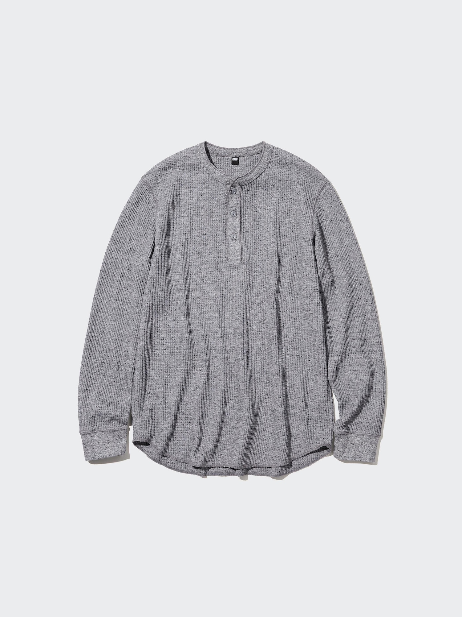 Waffle T-Shirt | Henley Neck | Long Sleeve | UNIQLO US Waffle T-Shirt | Henley Neck | Long Sleeve | UNIQLO US