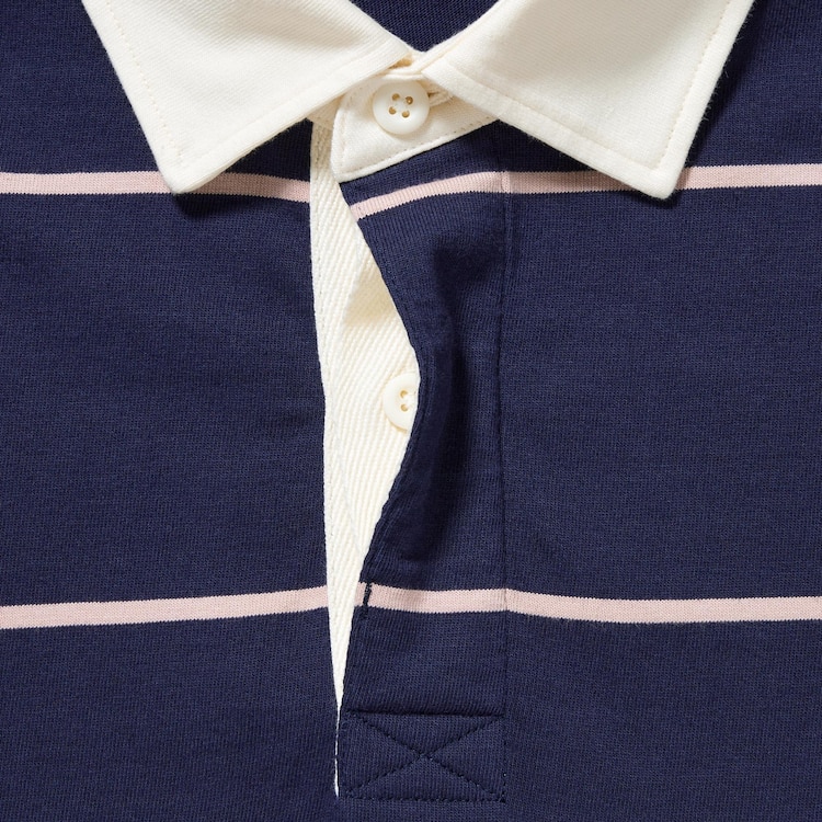 Uniqlo Men's Rugger Long-Sleeve Polo Shirt