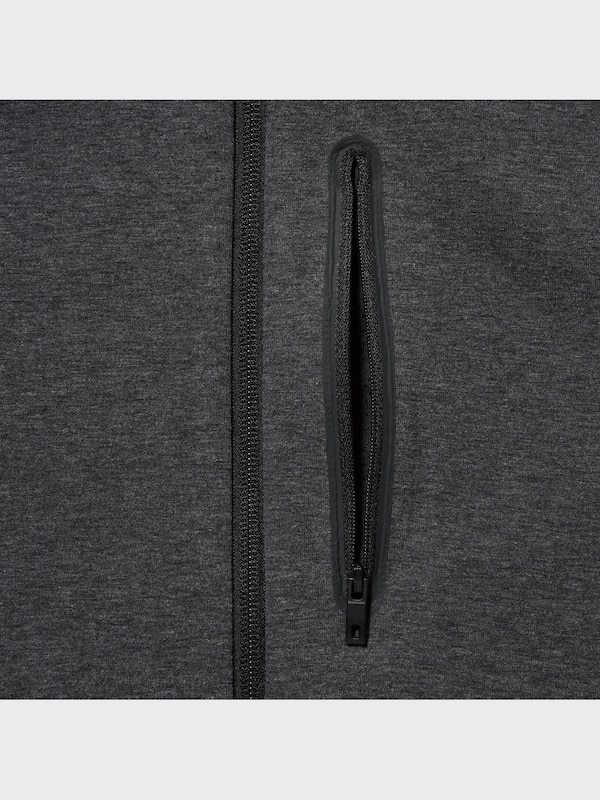 DRY Stretch Sweat Full-Zip Hoodie (Color Block)