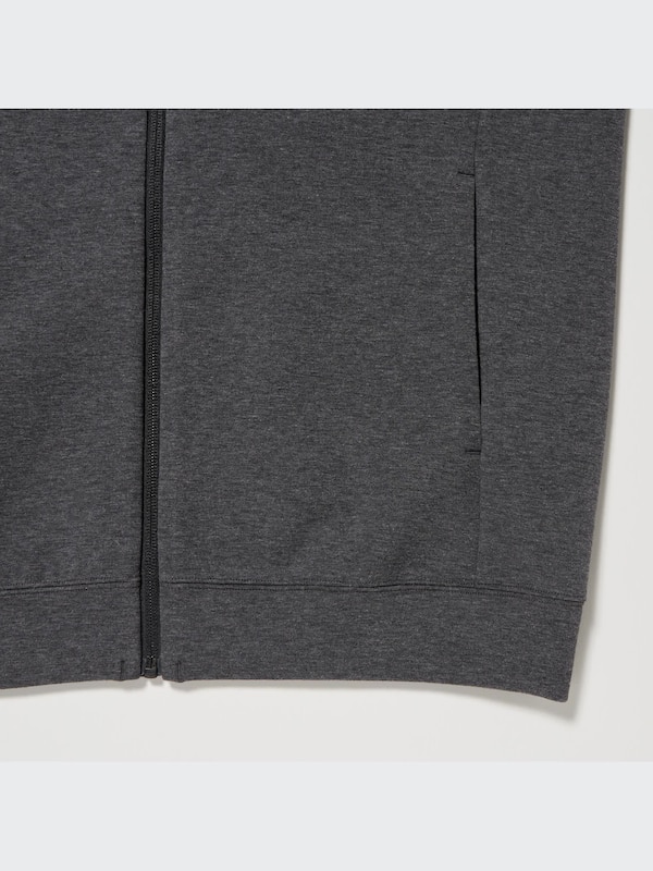 DRY Stretch Sweat Full-Zip Hoodie (Color Block)
