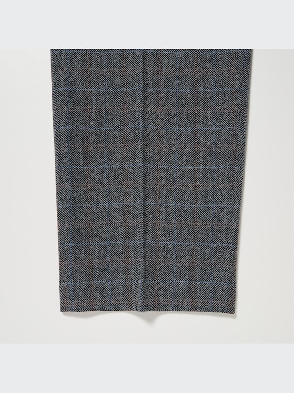 Pleated Wide Pants | Tweed