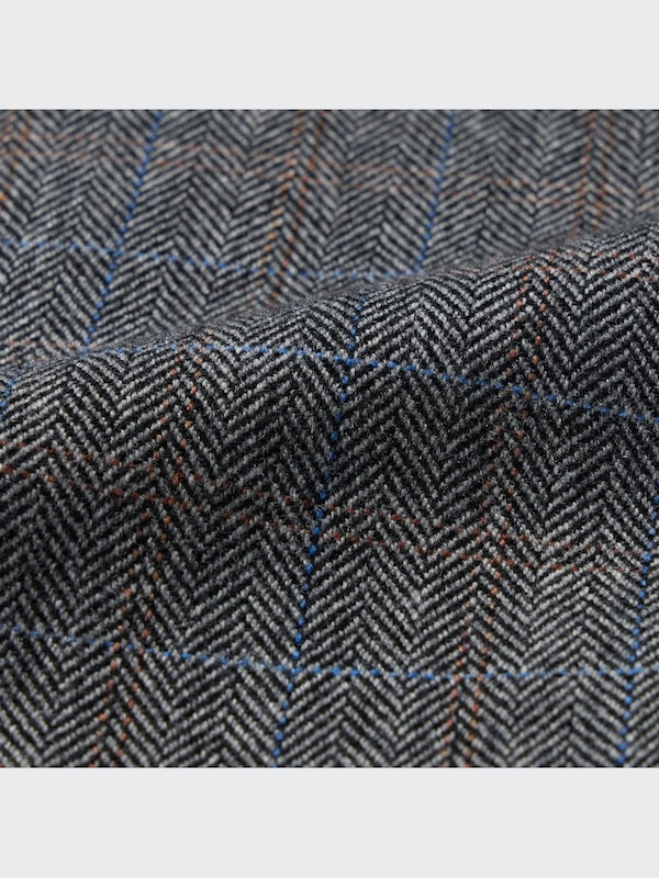 Pleated Wide Pants | Tweed