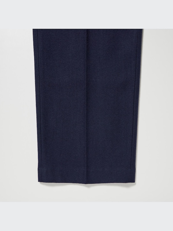 Pleated Wide Pants | Tweed