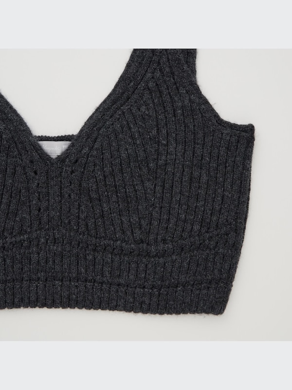 3D Knit Ribbed Bra