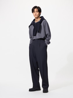 PLEATED WIDE PANTS