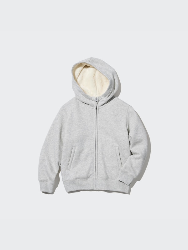 Pile-Lined Sweat Full-Zip Hoodie
