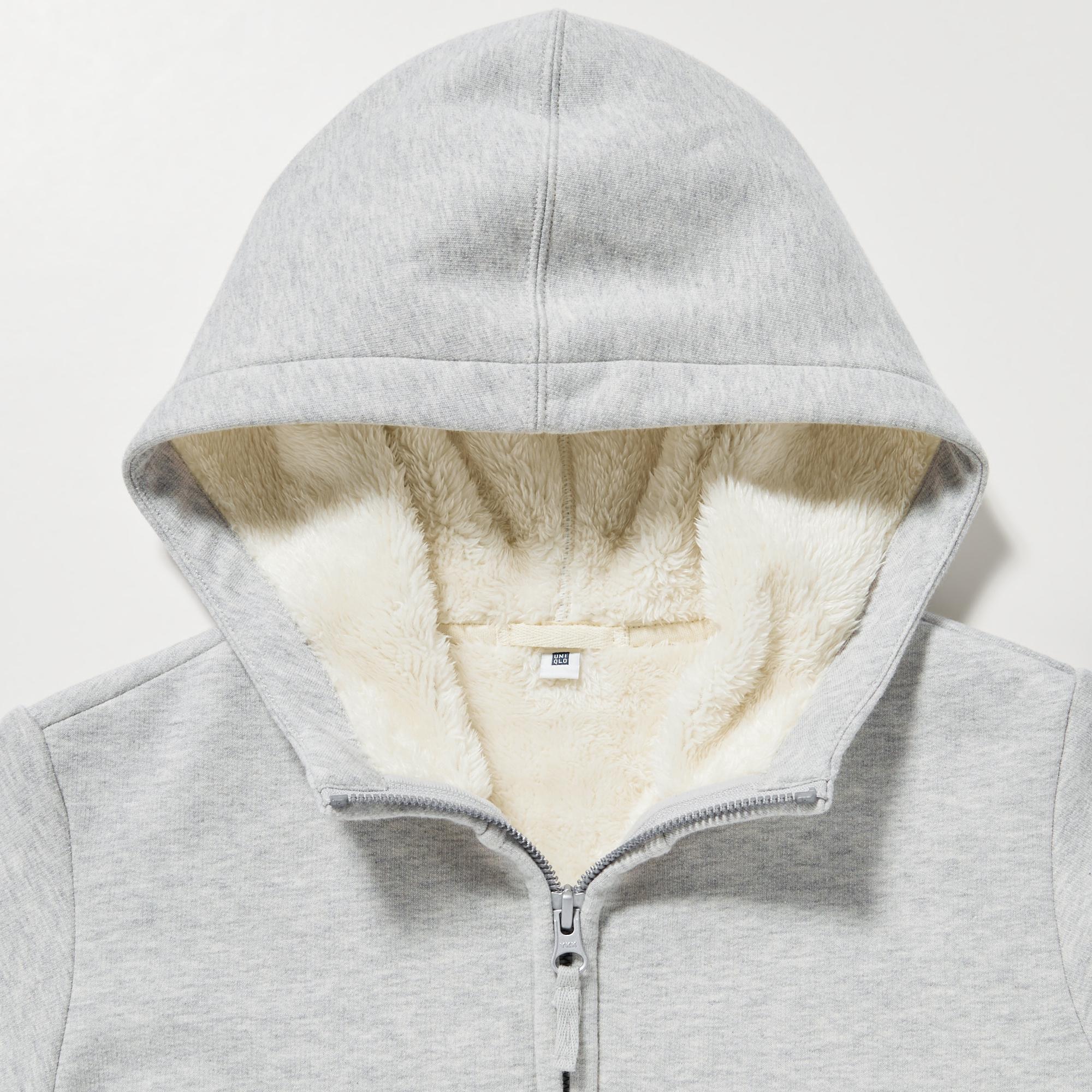 Pile lined 2025 hoodie uniqlo