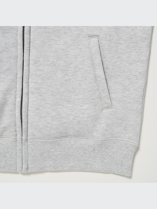 Pile-Lined Sweat Full-Zip Hoodie