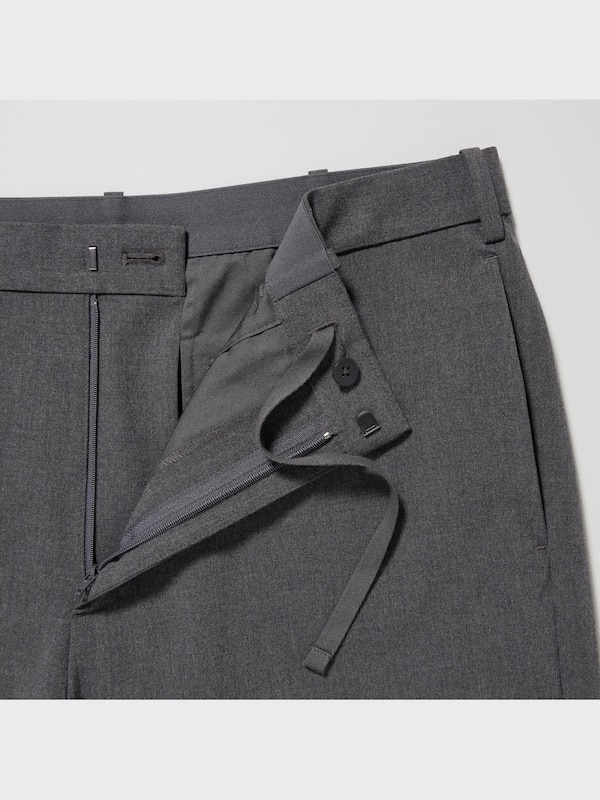 Smart Ankle Pants | 2-Way Stretch | Faux Wool | Tall