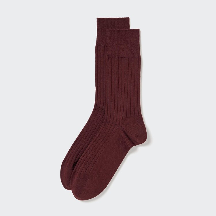 Supima Cotton Wide Ribbed Socks UNIQLO US