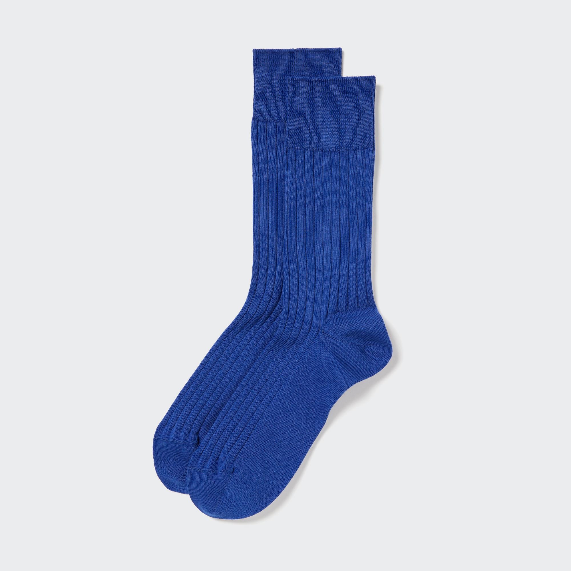 Supima Cotton Wide Ribbed Socks UNIQLO US