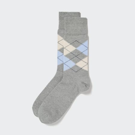 Argyle Print Socks