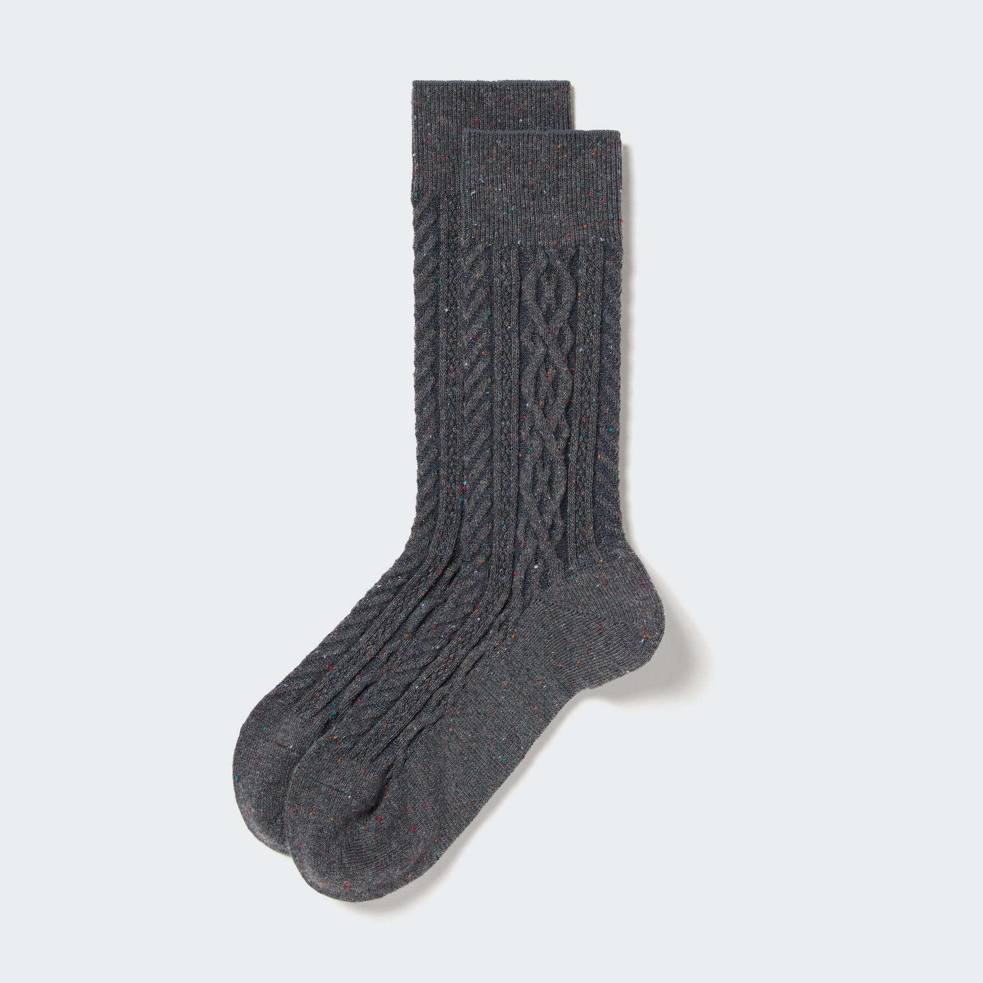 Color Nep Cable Socks | UNIQLO US