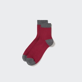 MEN'S RIBBED HALF SOCKS