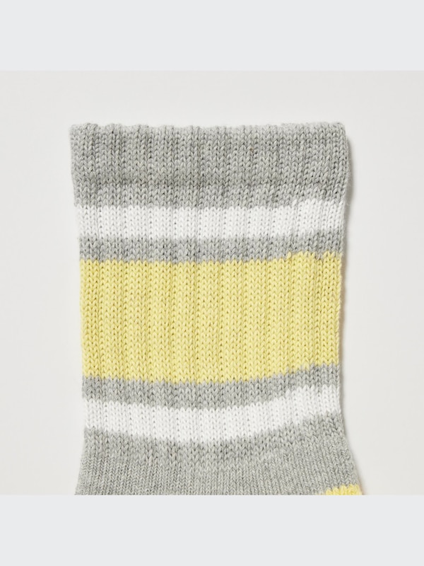 Pattern Lined Half Socks