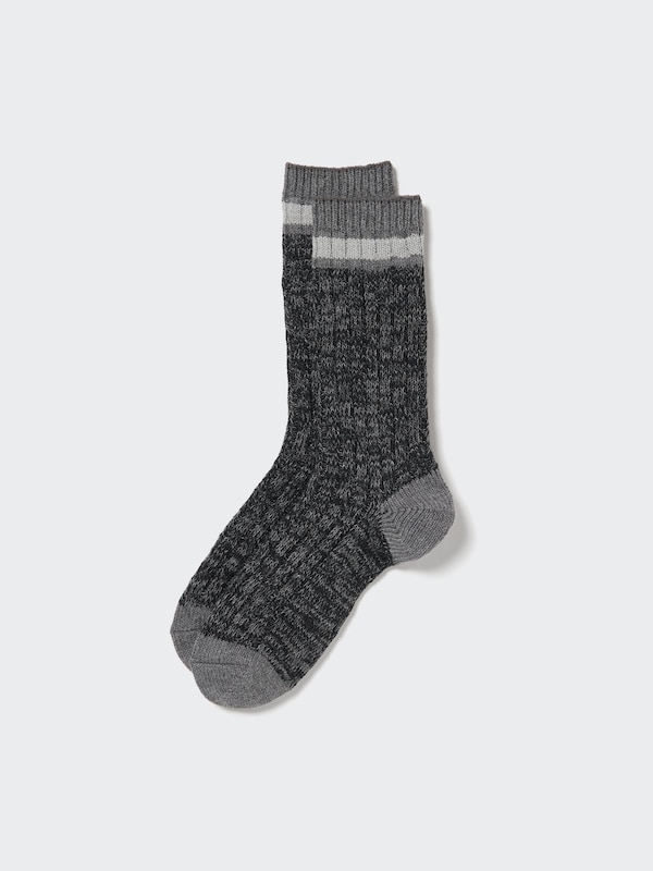 HEATTECH Socks (Slub, Ribbed)