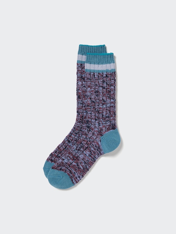 HEATTECH Socks (Slub, Ribbed)