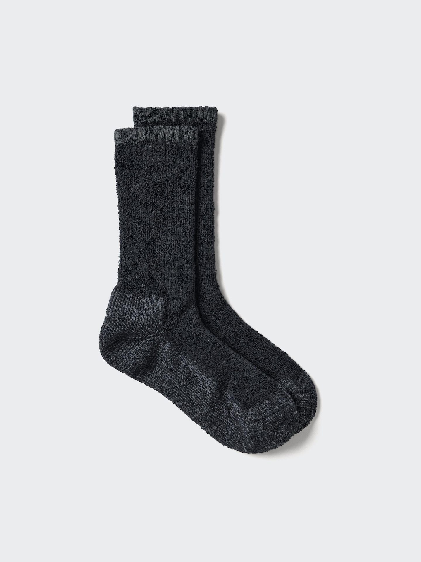 Носки Heattech Pile для мужчин — Uniqlo, цвет: Чёрный — фото 1
